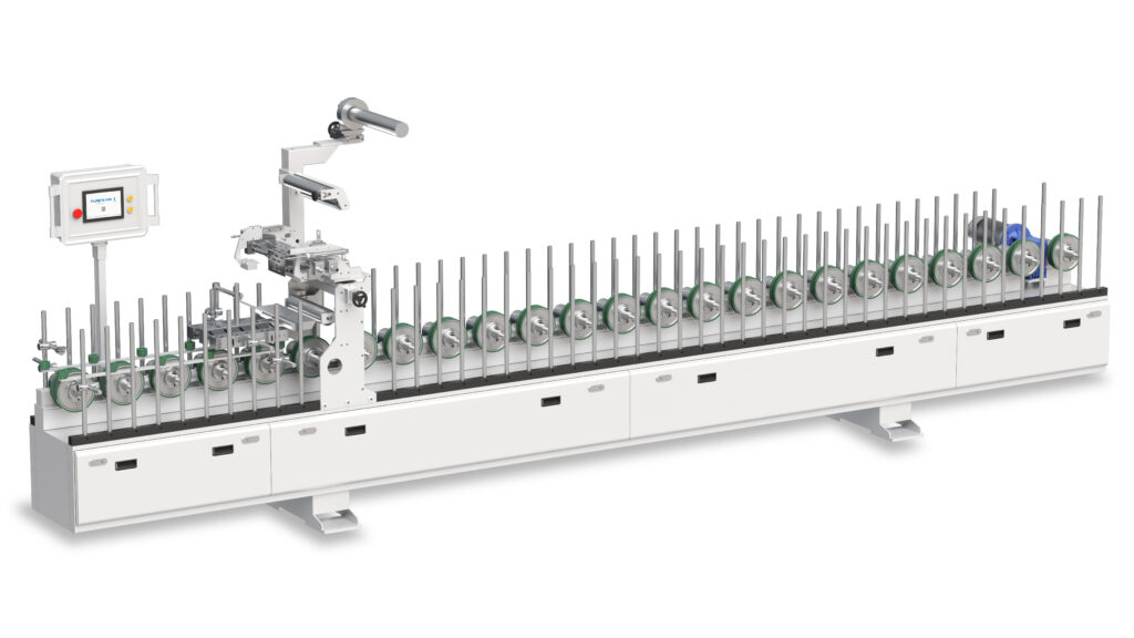 Profile wrapping machine